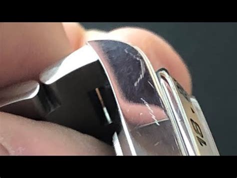 scratch on Rolex glass (maybe) 